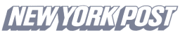 Das Logo der New York Post auf einem transparenten Hintergrund.